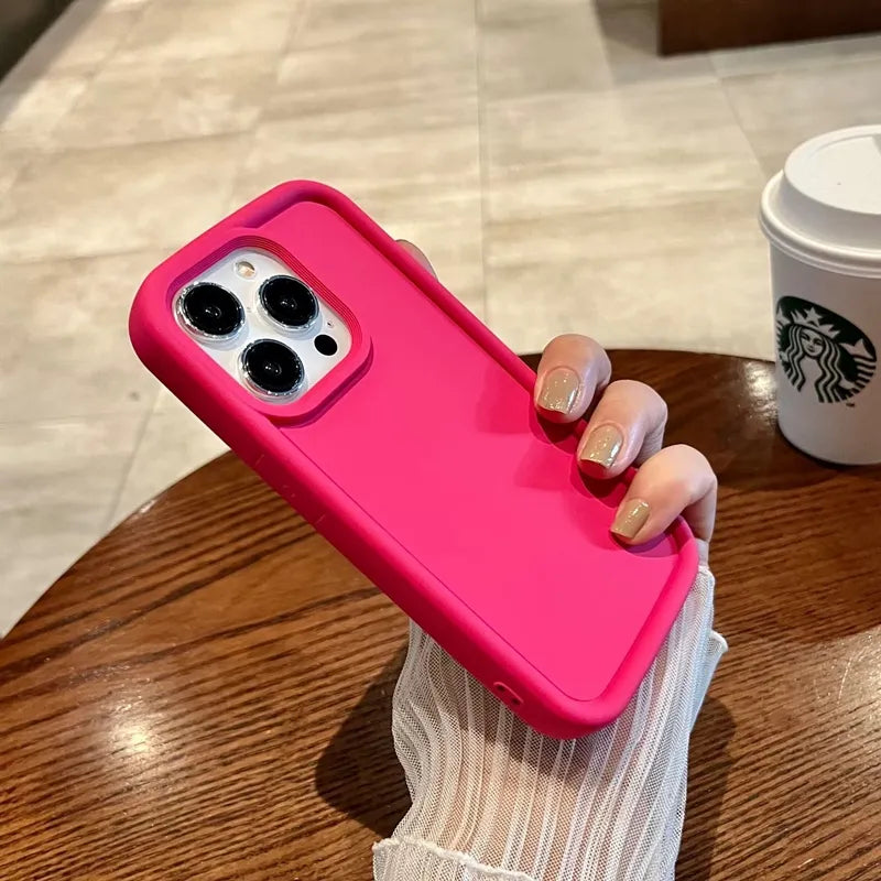 Soft Silicone Phone Case For iPhone