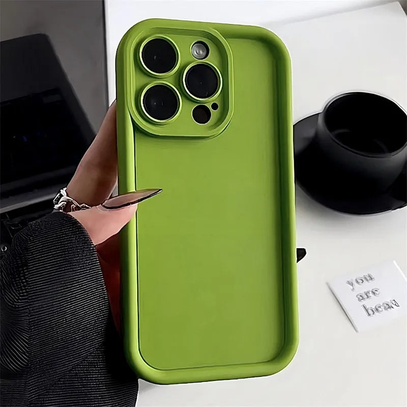 Soft Silicone Phone Case For iPhone
